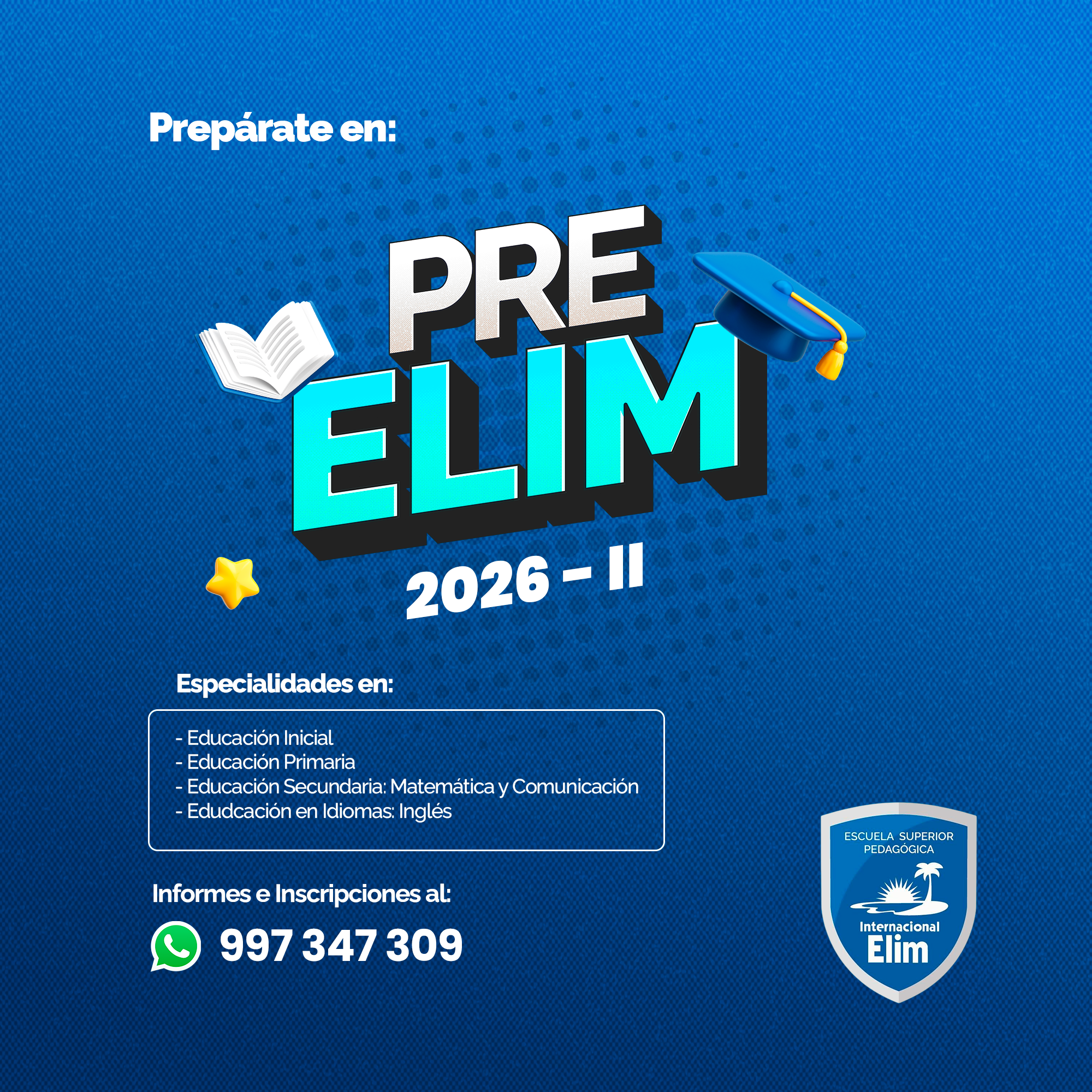 Pieza oficial de admisión PRE ELIM 2026-II