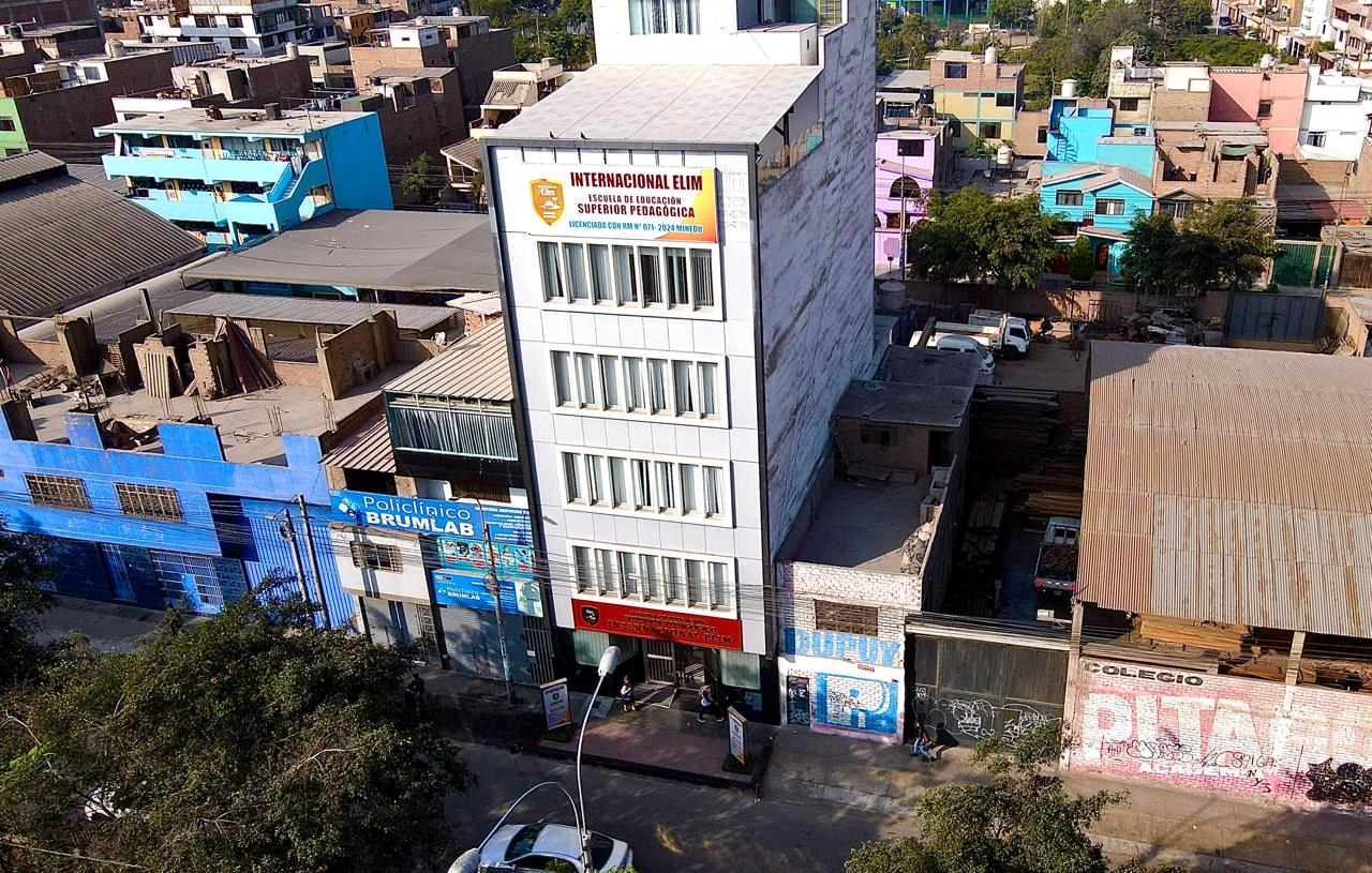 Vista institucional de la sede Lima/Vitarte de Internacional Elim